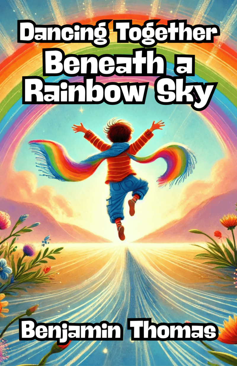 Dancing Together Beneath a Rainbow Sky