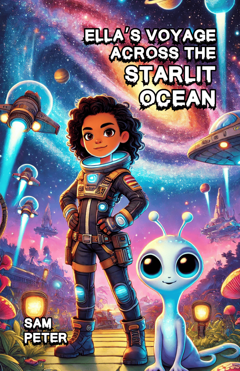 Ella’s Voyage Across the Starlit Ocean