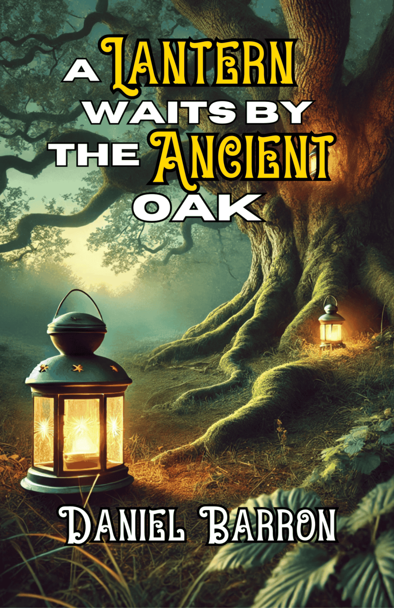 A Lantern Waits by the Ancient Oak