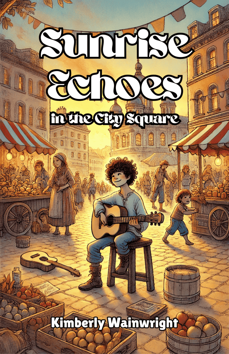 Sunrise Echoes in the City Square
