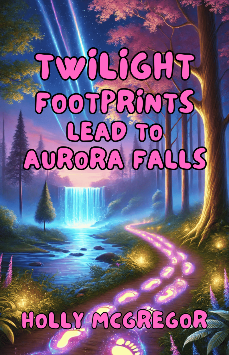 Twilight Footprints Lead to Aurora Falls