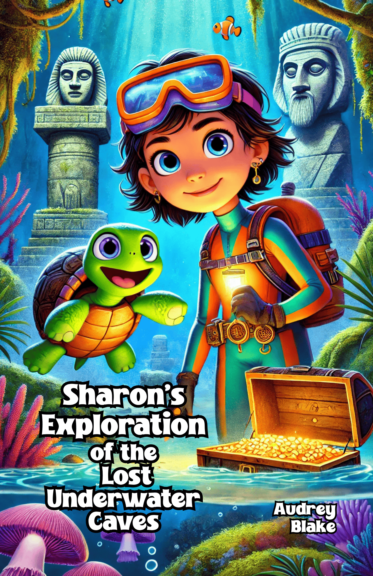 Sharon's Exploration of the Lost Underwater Caves